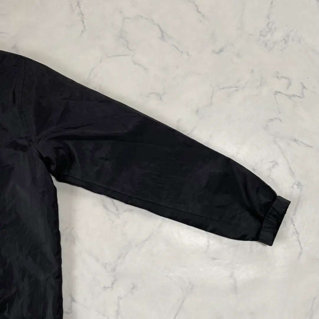 [Immediate shipping] HUF nylon jacket, thin, lined, black, S logo