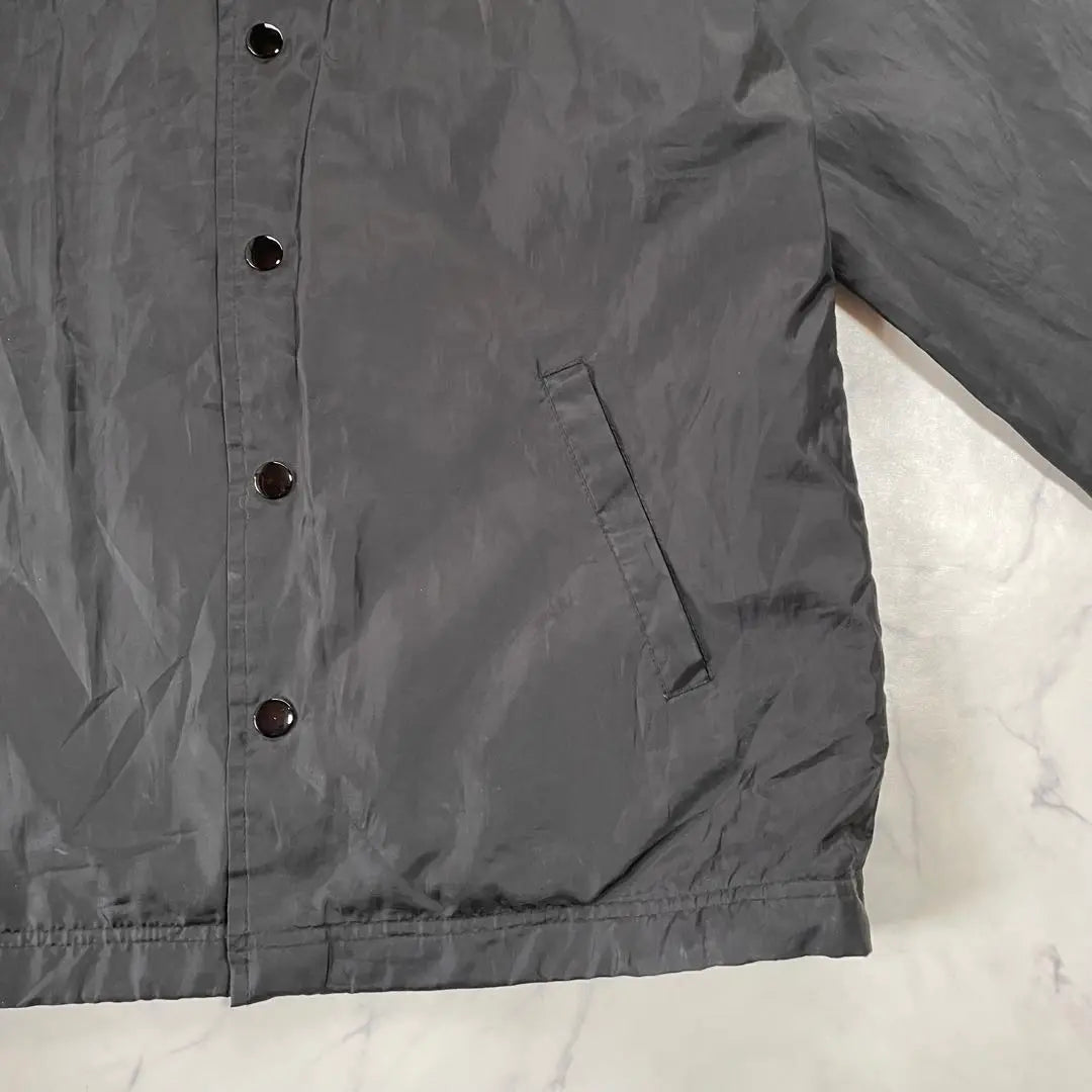 [Immediate shipping] HUF nylon jacket, thin, lined, black, S logo