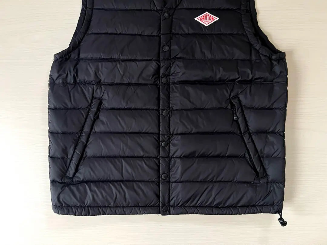 Danton Down Vest 34 Black | ダントン　ダウンベスト　34 ブラック