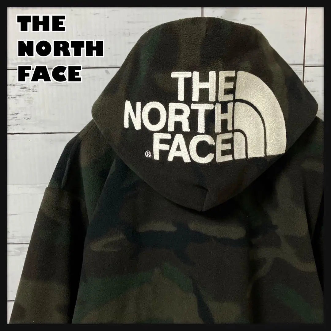 [Agotado inmediatamente] The North Face ☆ Polar con patrón de camuflaje retrovisor ☆ 6960 | 【即完売モデル】ザノースフェイス☆リアビュー カモフラ柄 フリース☆6960