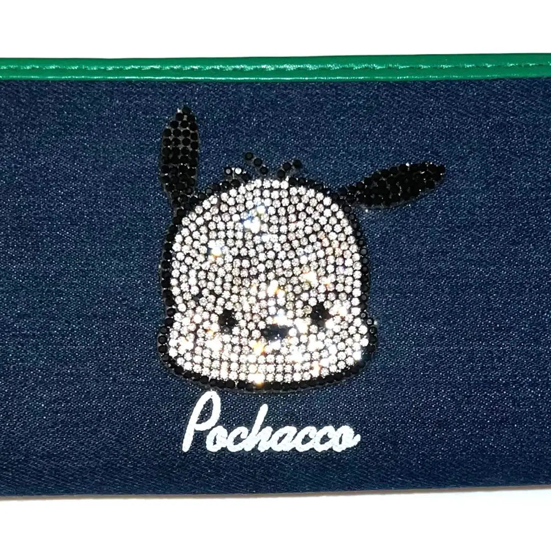 Sanrio Characters Pochacco Rhinestone Wallet Long Wallet