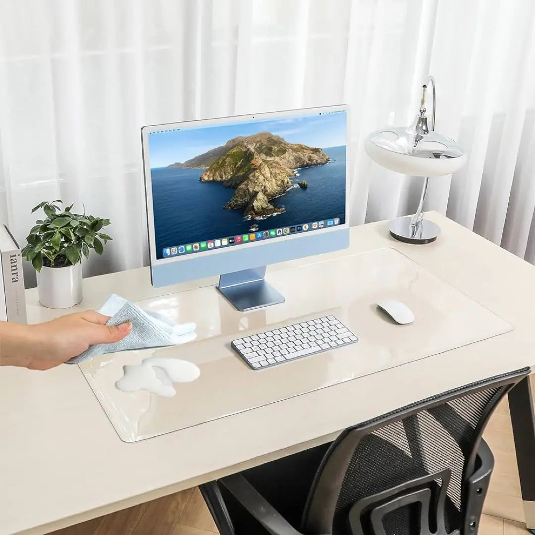 Transparent PVC table mat clear dustproof / waterproof / endurance / learning desk office | 透明 PVC製 テーブルマット クリア 防塵・防水・耐久・学習机 オフィス