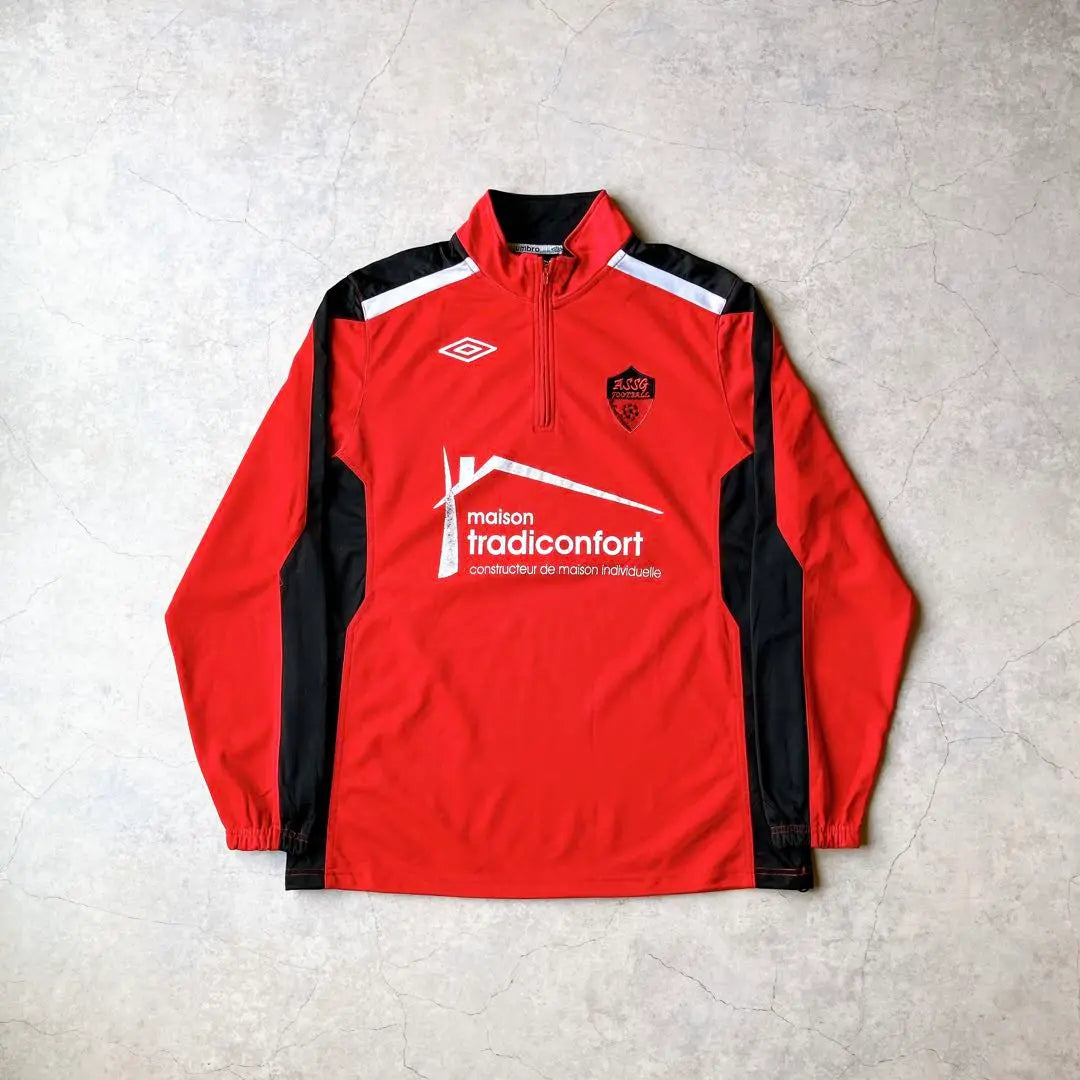 90s EURO UMBRO Euro Umbro Half Zip Pullover Jersey