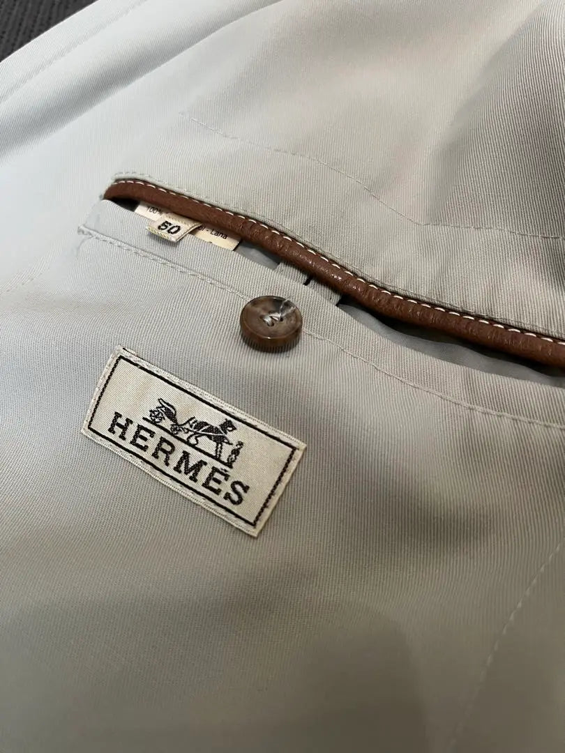 HERMES Hermes Beige claro fabricado en Francia