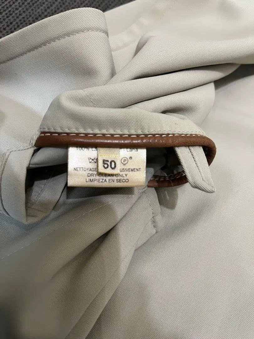 HERMES Hermes Beige claro fabricado en Francia