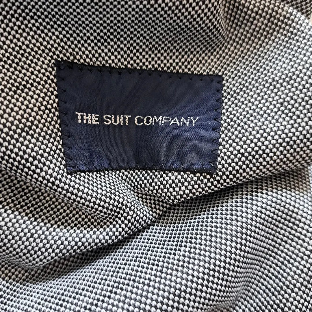 Chaqueta de traje gris de lino de The Suit Company, talla L