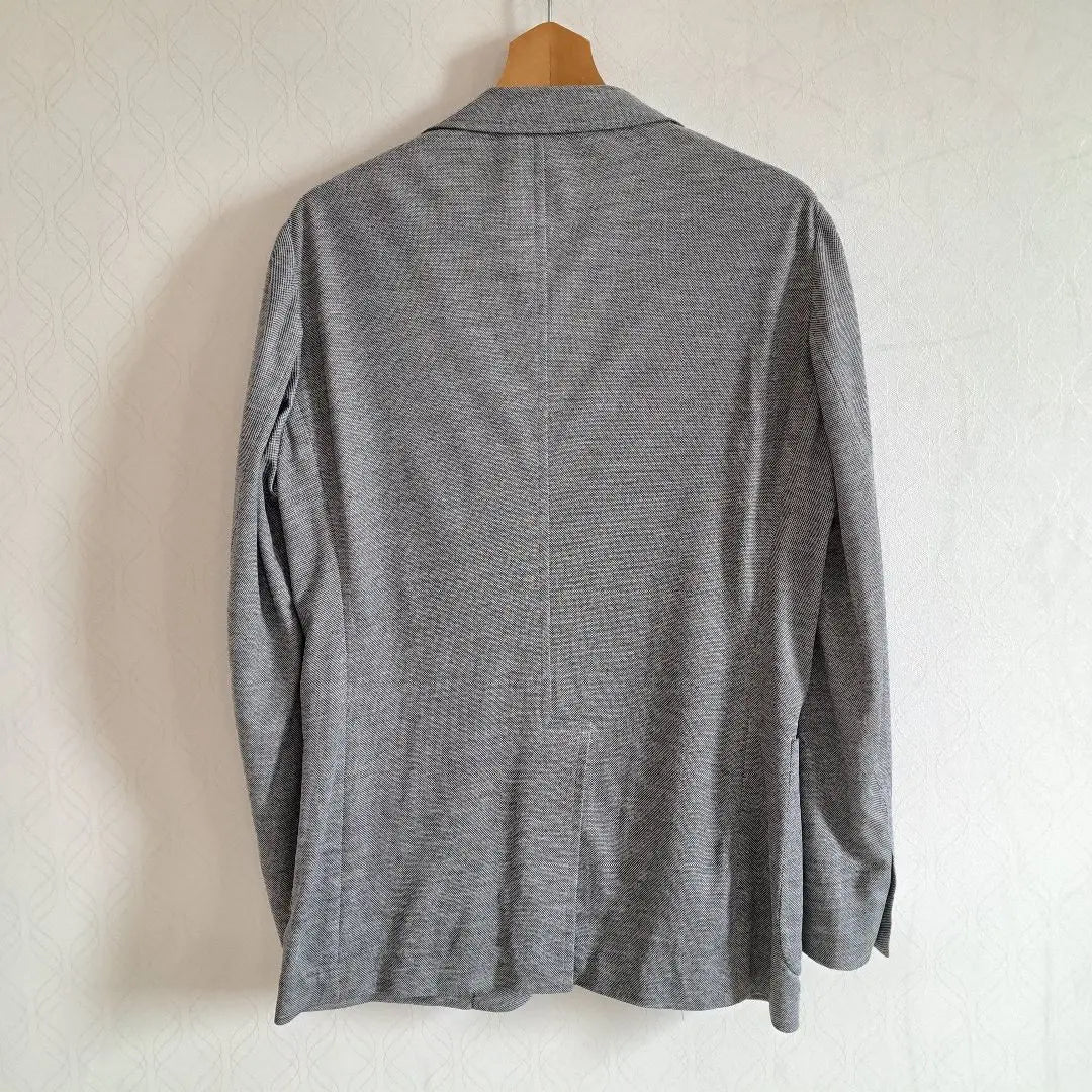 Chaqueta de traje gris de lino de The Suit Company, talla L