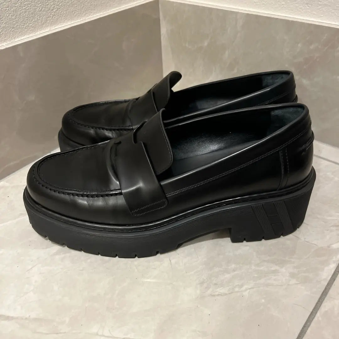 Hermes mocasín con enganche productos hermosos 37.5 | エルメス ヒッチ ローファー 美品 37.5