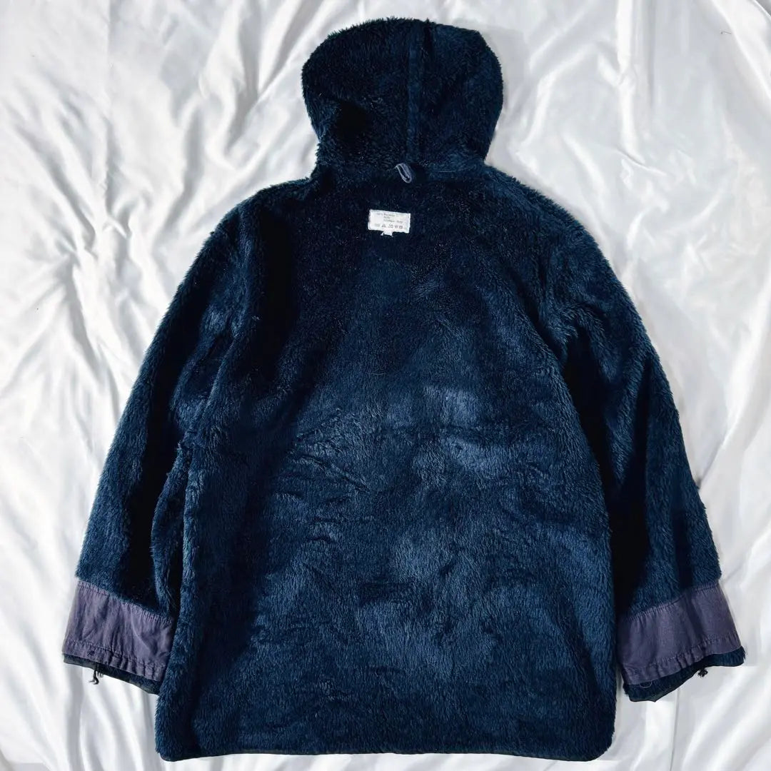 VINTAGE Euro Military Navy Fur Liner Jacket