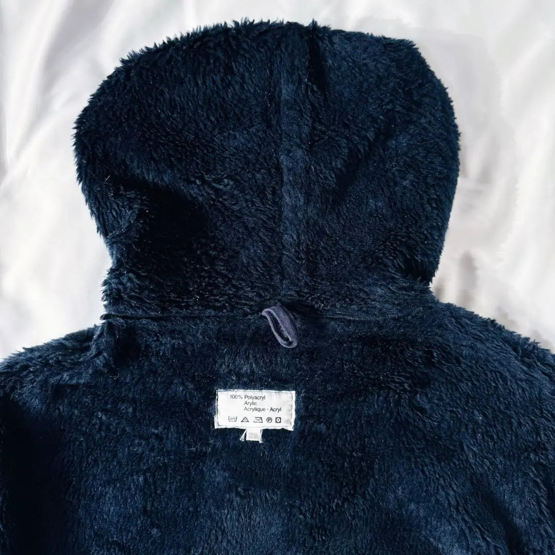 VINTAGE Euro Military Navy Fur Liner Jacket