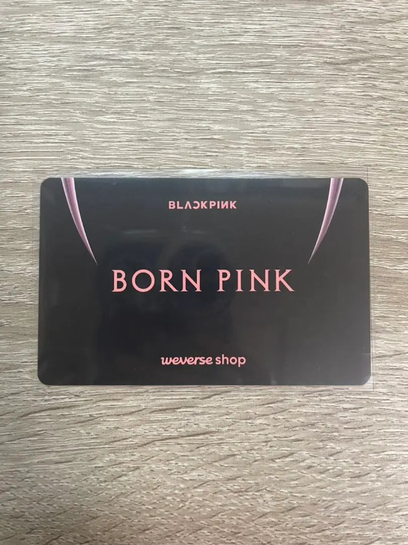 BLACKPINK Jisoo bornpink weverse bono tarjeta coleccionable holo