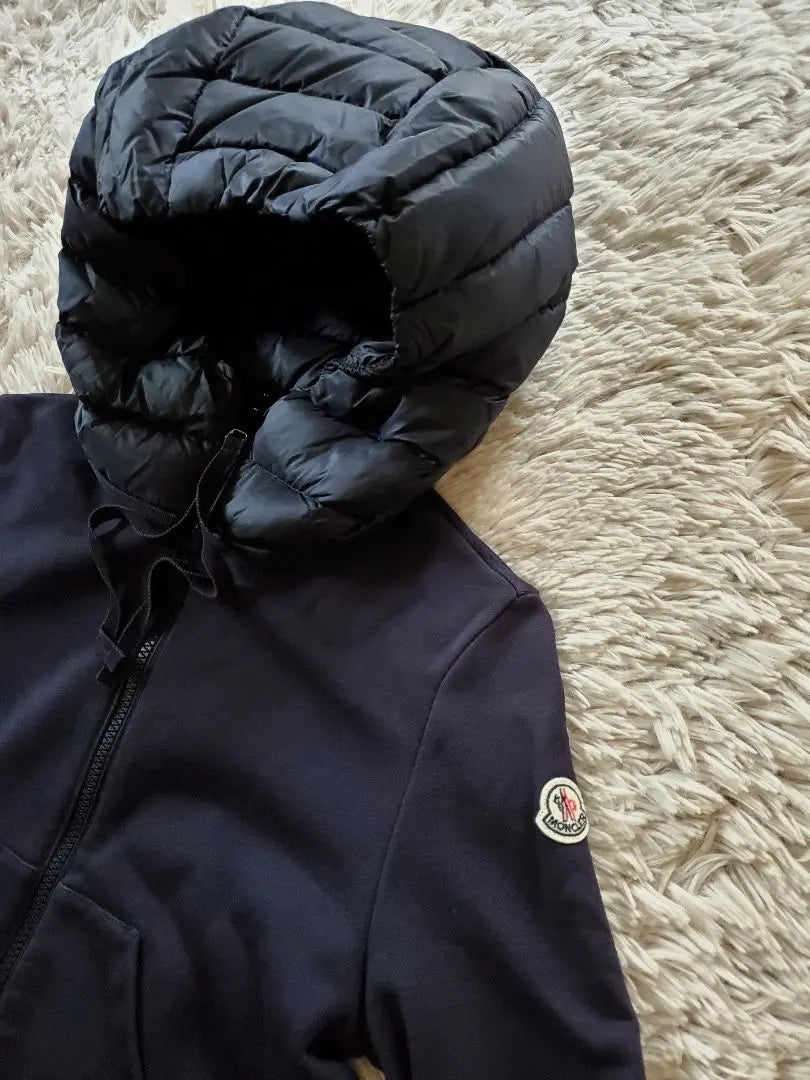 ★Different materials & down parka★Ladies★Size S★Sweatshirts★Moncler★