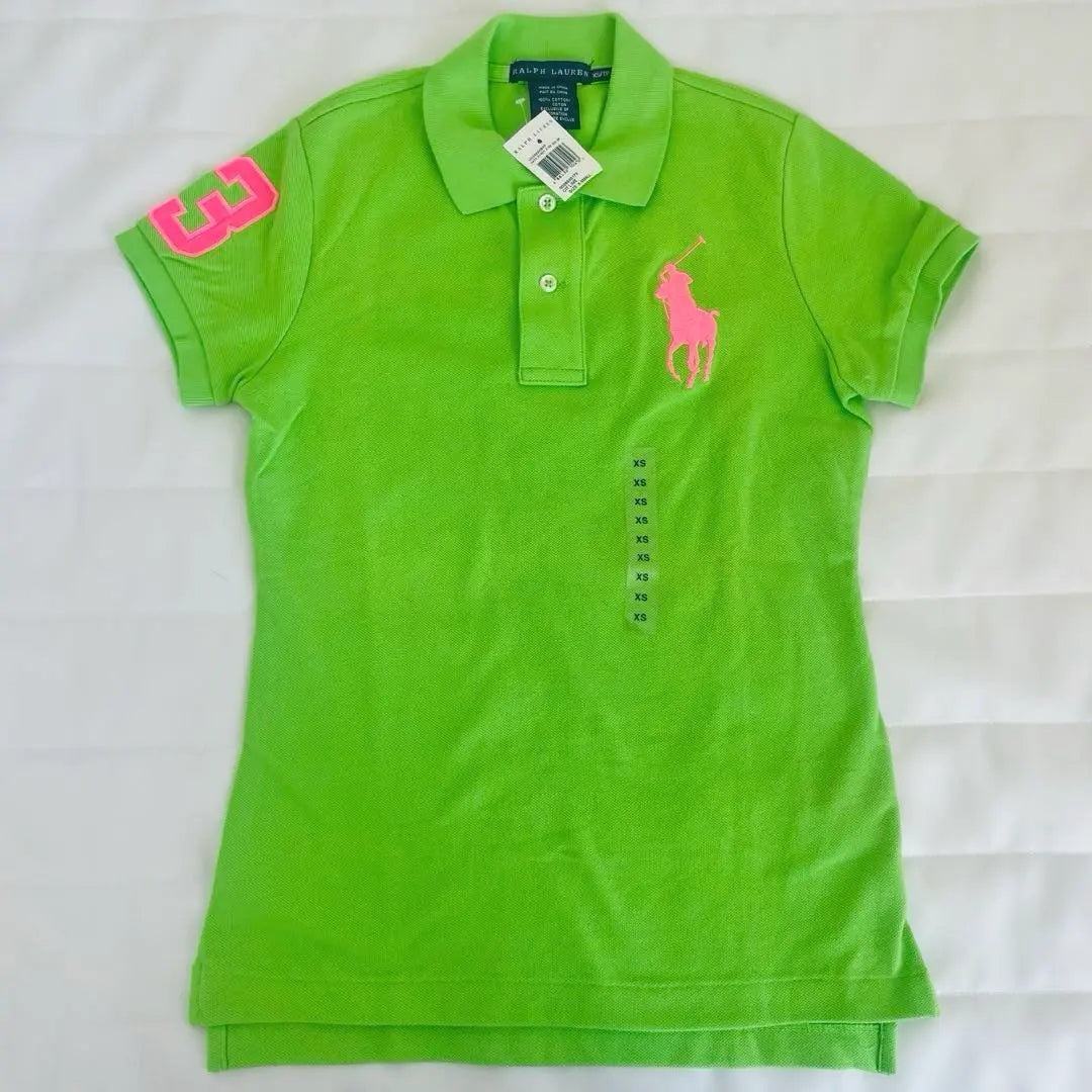 "Good condition" with tag New Ralph Lauren Polo Shirt Women's Kids XS