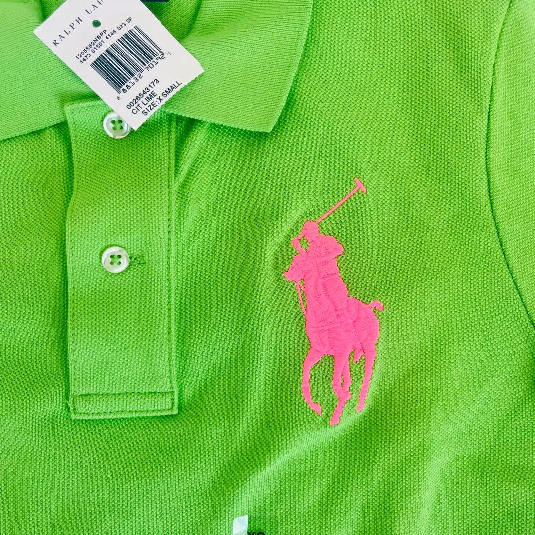 "Good condition" with tag New Ralph Lauren Polo Shirt Women's Kids XS