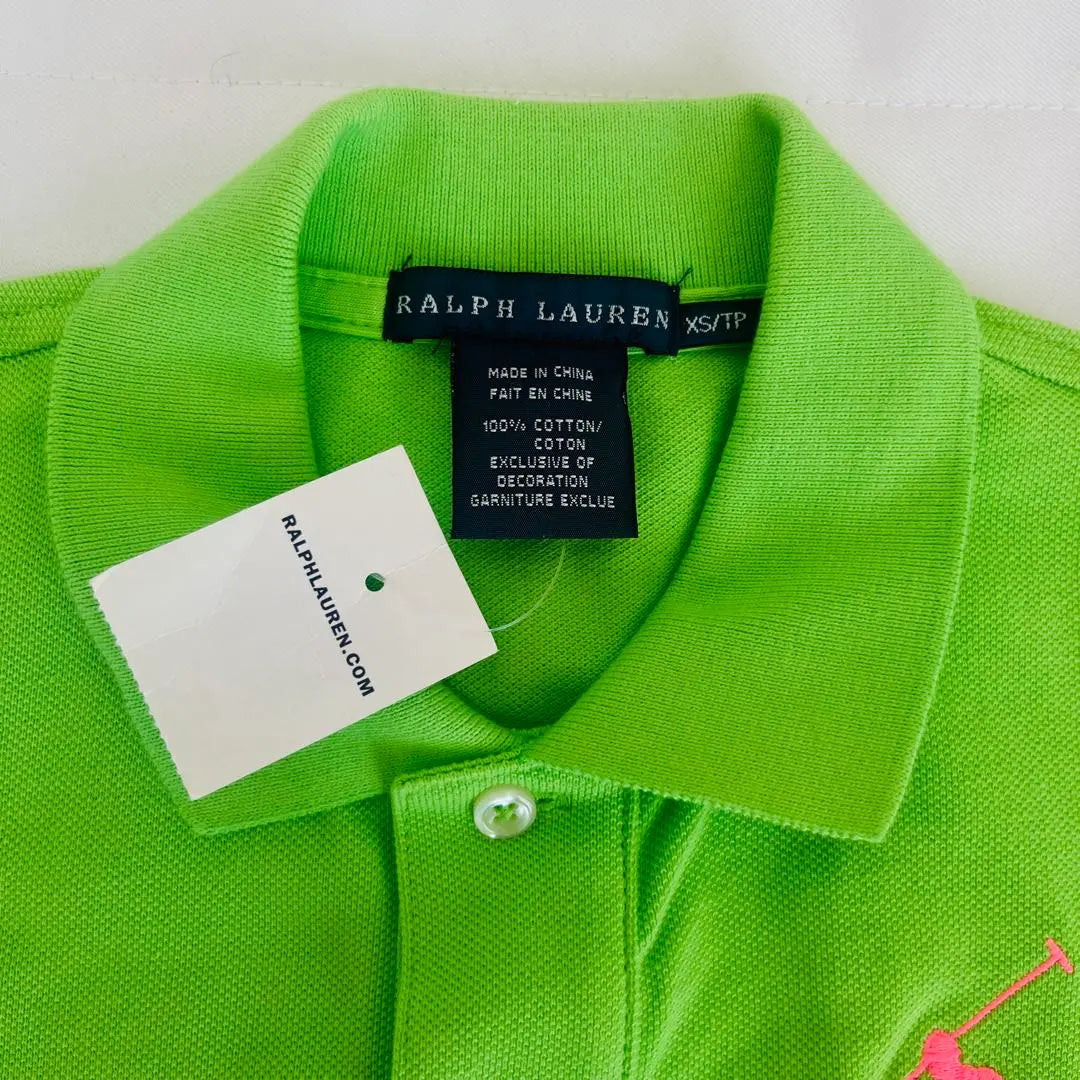 "Good condition" with tag New Ralph Lauren Polo Shirt Women's Kids XS