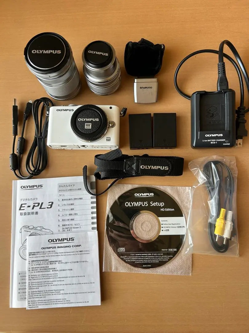 OLYMPUS PEN Lite E-PL3 Double Zoom Kit/Mirrorless Single Eye