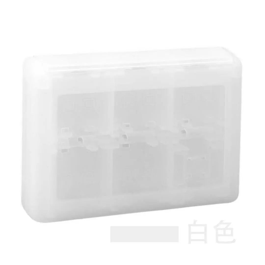 Almacenamiento de software de juegos DS 3DS Blanco Tarjeta de casete SD Nintendo Blanco | DS 3DS ゲーム ソフト 収納 白 SD カセット カード 任天堂 ホワイト