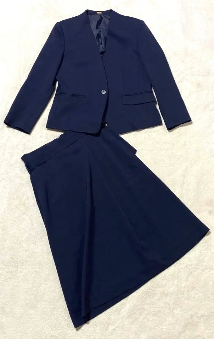 ✨Good condition✨ROPE shawl collar suit set up navy