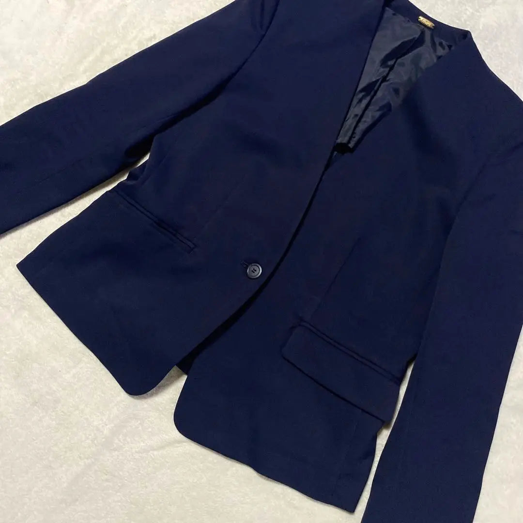 ✨Good condition✨ROPE shawl collar suit set up navy