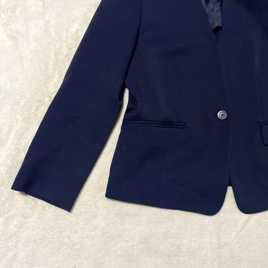 ✨Good condition✨ROPE shawl collar suit set up navy