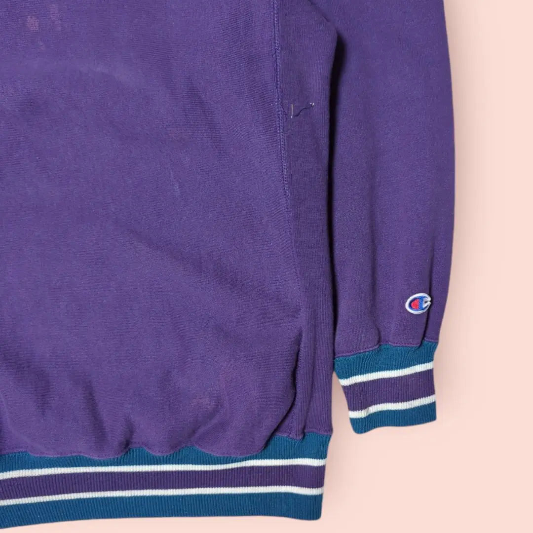 90s Champion Reverse Wave Sweat XXL Ribline Purple