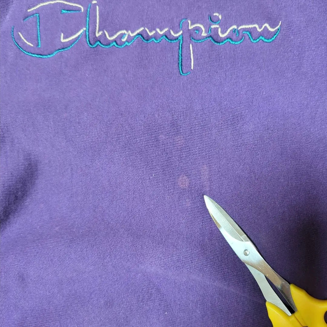 90s Champion Reverse Wave Sweat XXL Ribline Purple