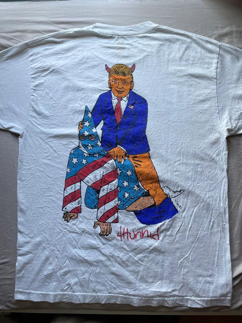 Camiseta del presidente Trump 4hunnid | トランプ大統領Tシャツ 4hunnid