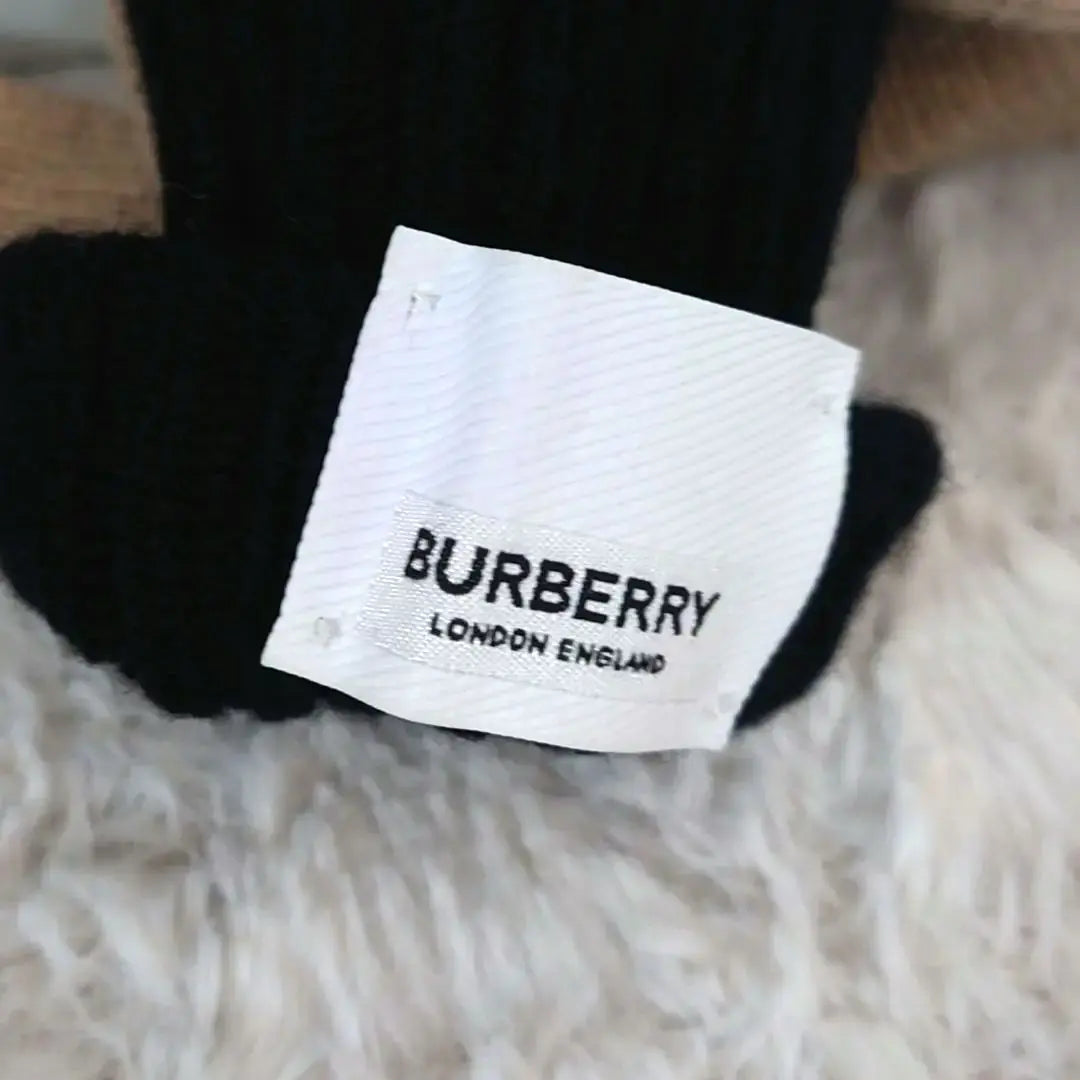 [Extremely beautiful condition] BURBERRY Cashmere gloves