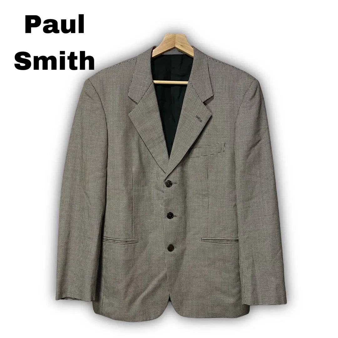 2358★ [PaulSmith] Paul Smith Tailored Jacket Houndstooth Pattern M