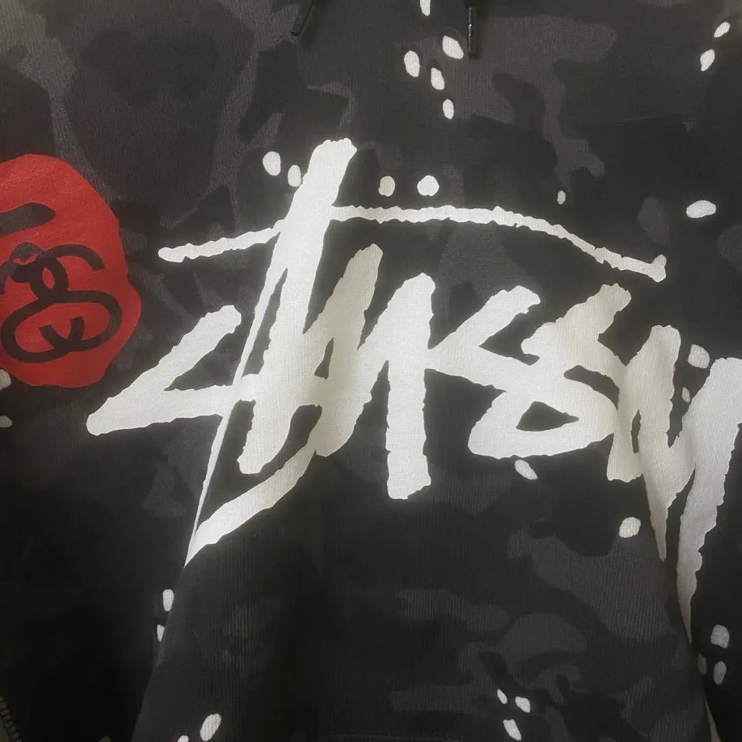 [Super raro] Sudadera con capucha Abasing Ape de STUSSY