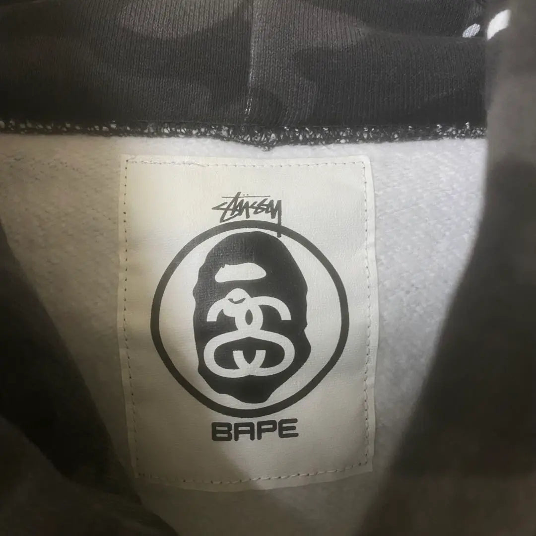 [Super Rare] STUSSY Abasing Ape Hoodie Sweatshirt