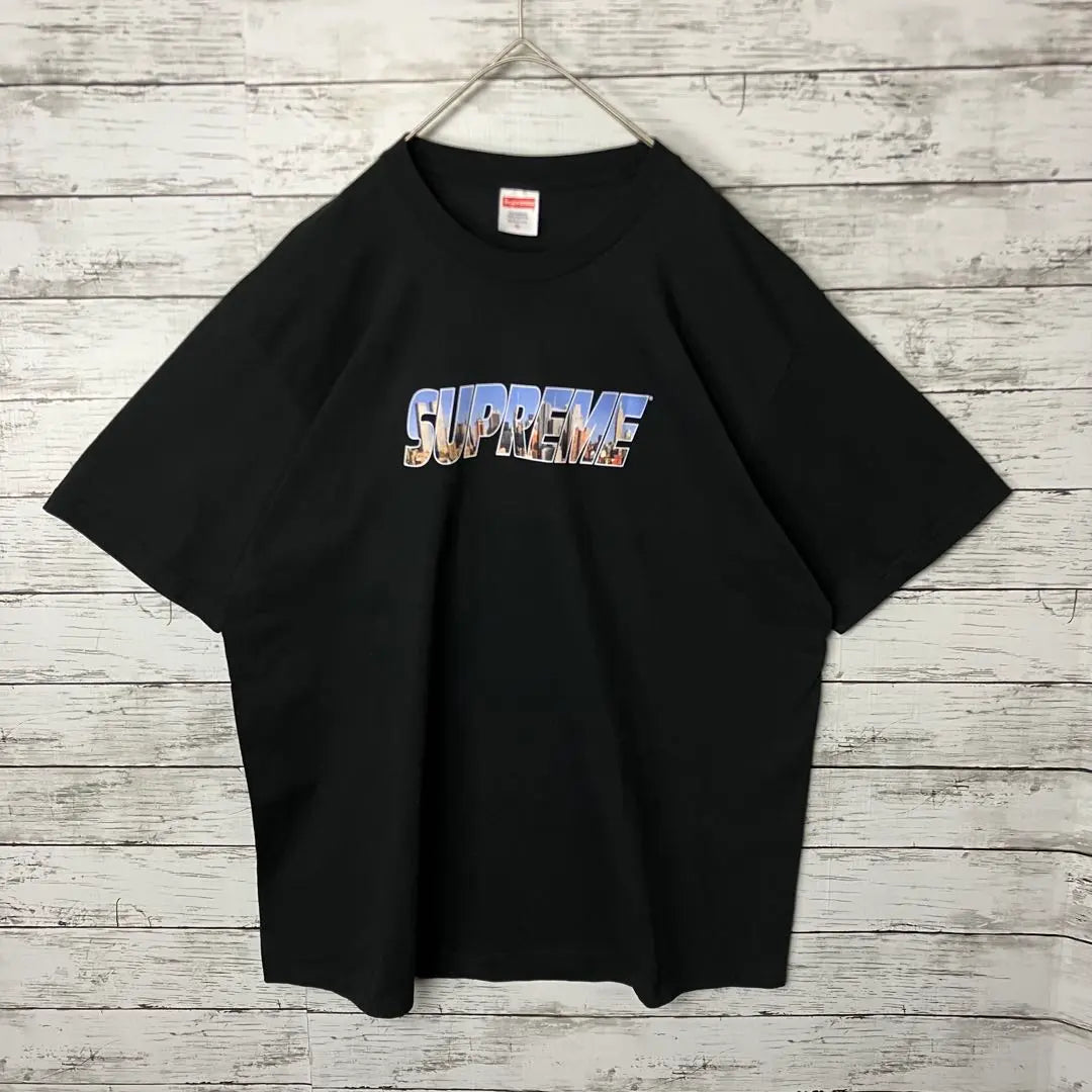 [Sold out immediately] 23AW Gotham Tee sky print logo T-shirt