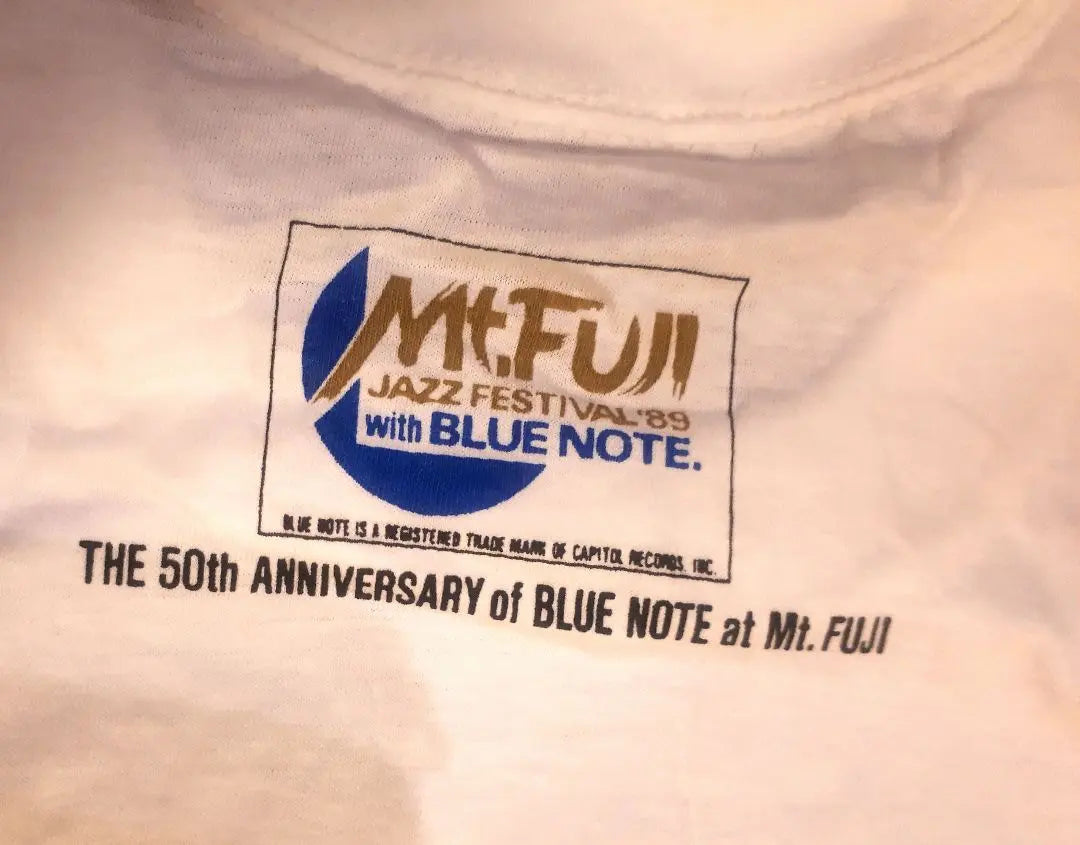 New unused jazz festival '89 Blue Note Shirt Vintage