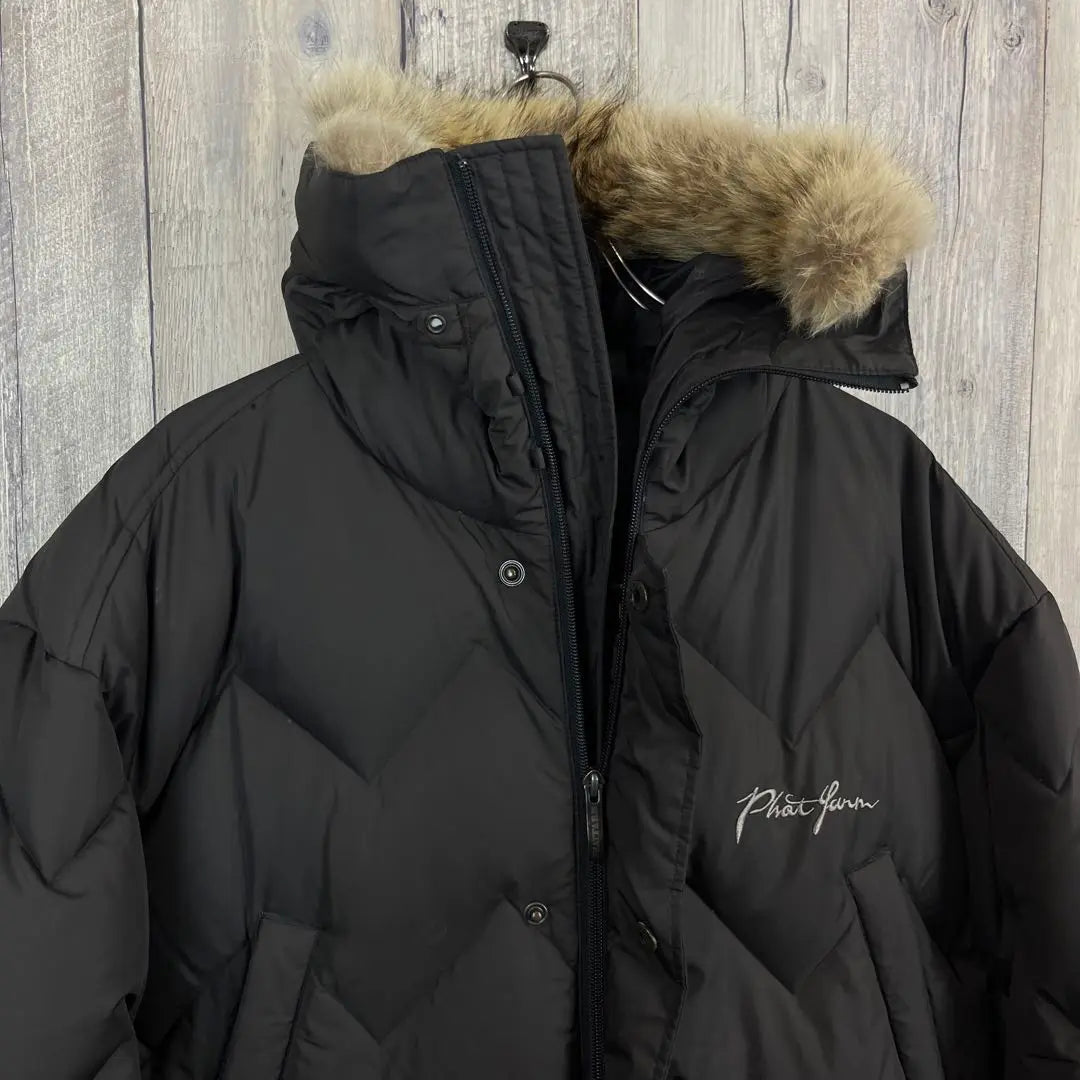 PHAT FARM Fat Farm Fur Thick Down Jacket L | PHAT FARM ファットファーム ファー付き 肉厚 ダウンジャケット L