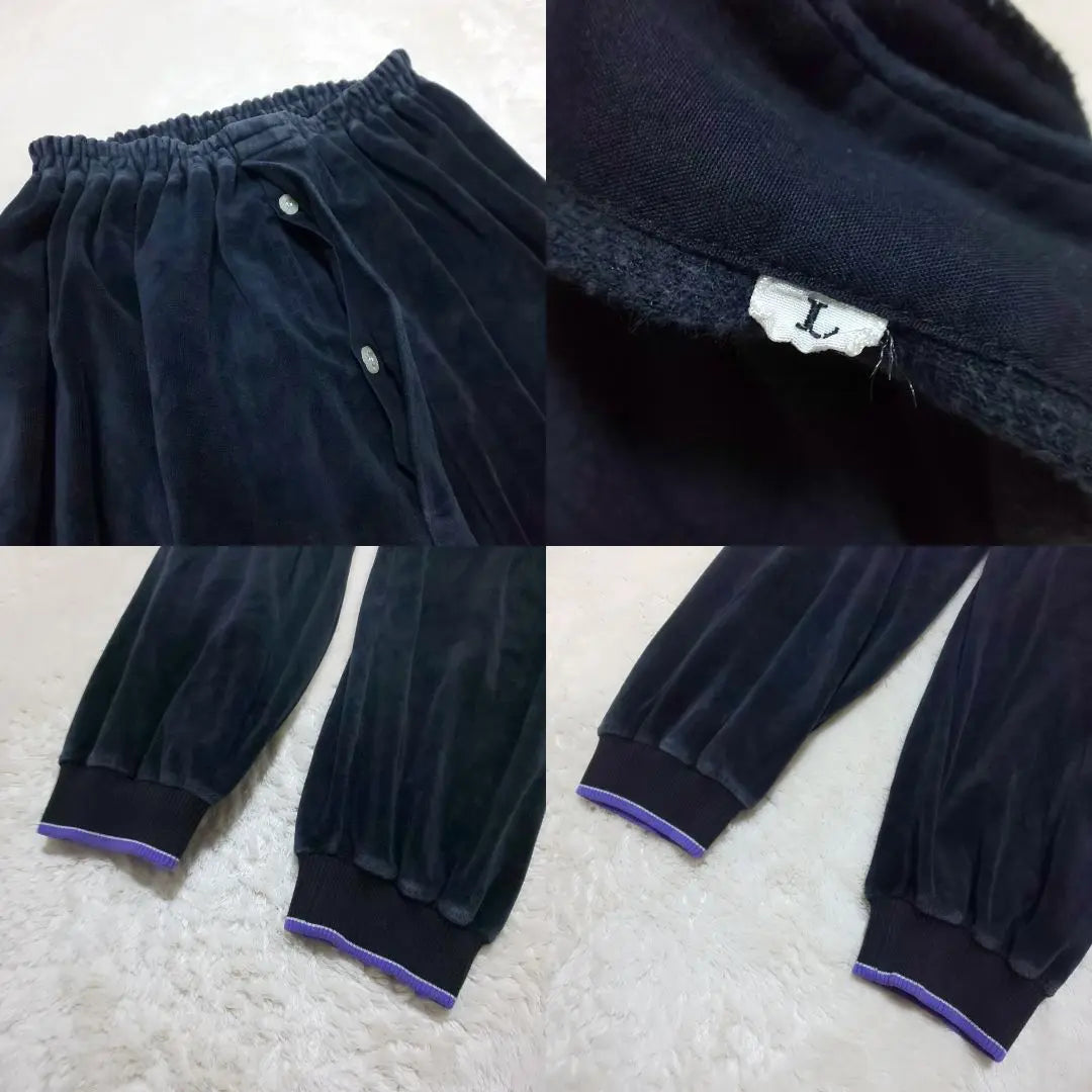 [Extremely Rare] CELINE Vintage Velour Setup Carriage Logo Velvet | 【極希少】CELINE ヴィンテージ ベロアセットアップ 馬車ロゴ ベルベット