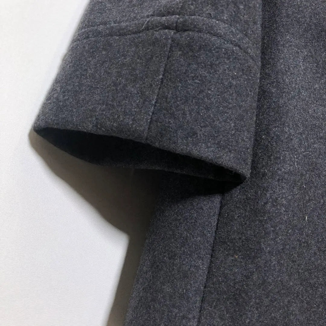 [Good condition] a.v.v hooded wool coat, dark gray, size L