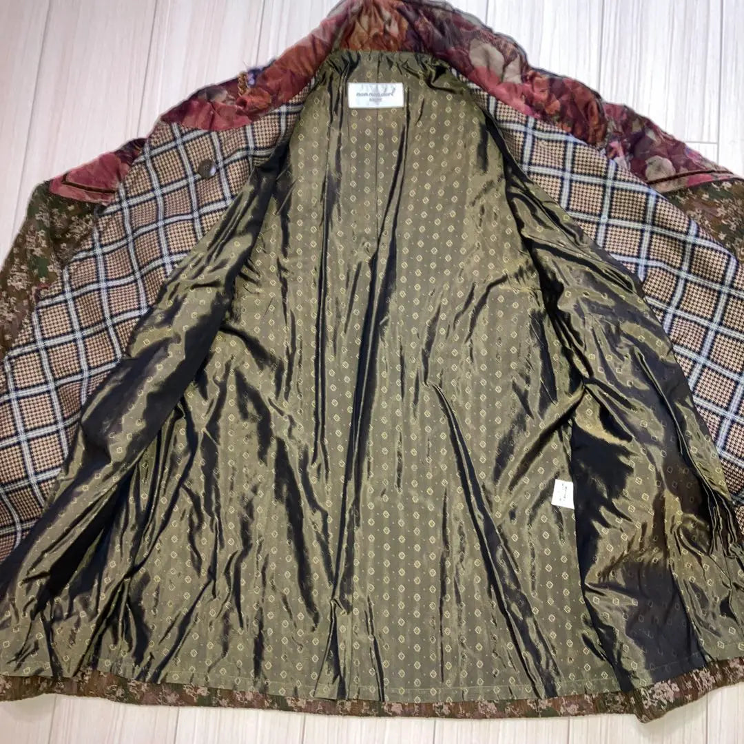 non non dorl super gown coat patchwork Monsieur Sakaki