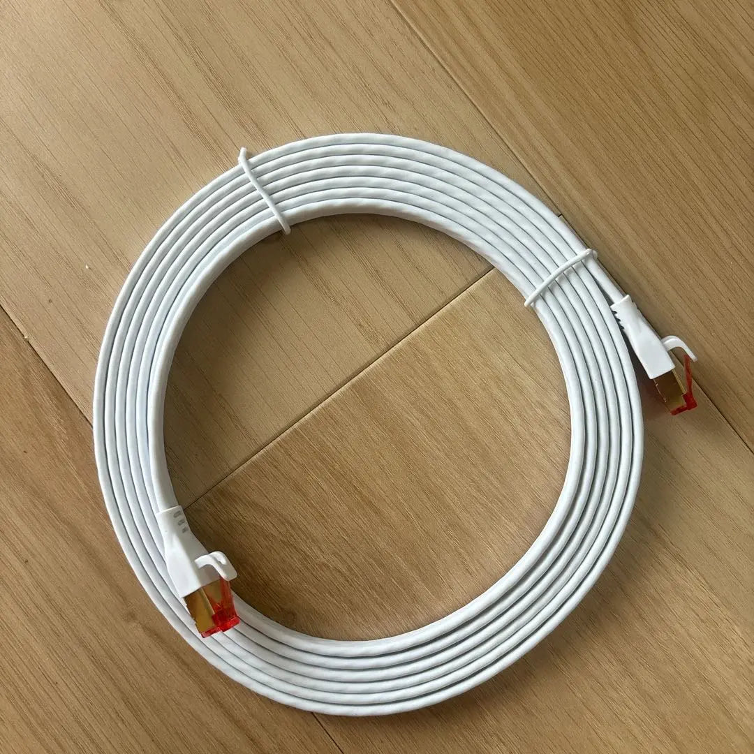 Cable LAN Cat 8 de 3 m, cable con cable estándar, cable LAN blanco