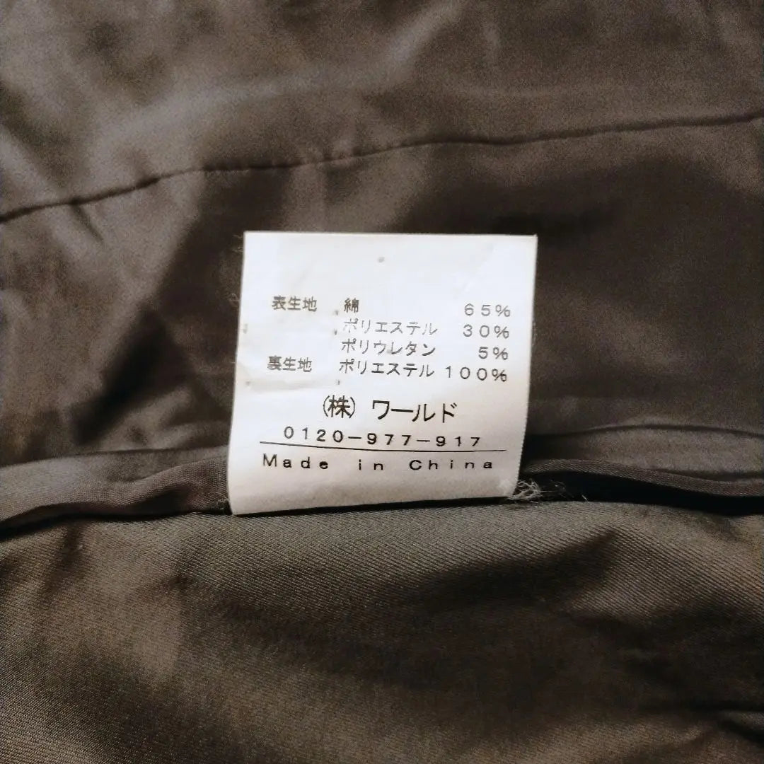 Indivi Tailored Jacket, Unlined, M equivalent, Olive color 243-32 | インディヴィ テーラードジャケット 裏地無し M相当 オリーブ色 243-32