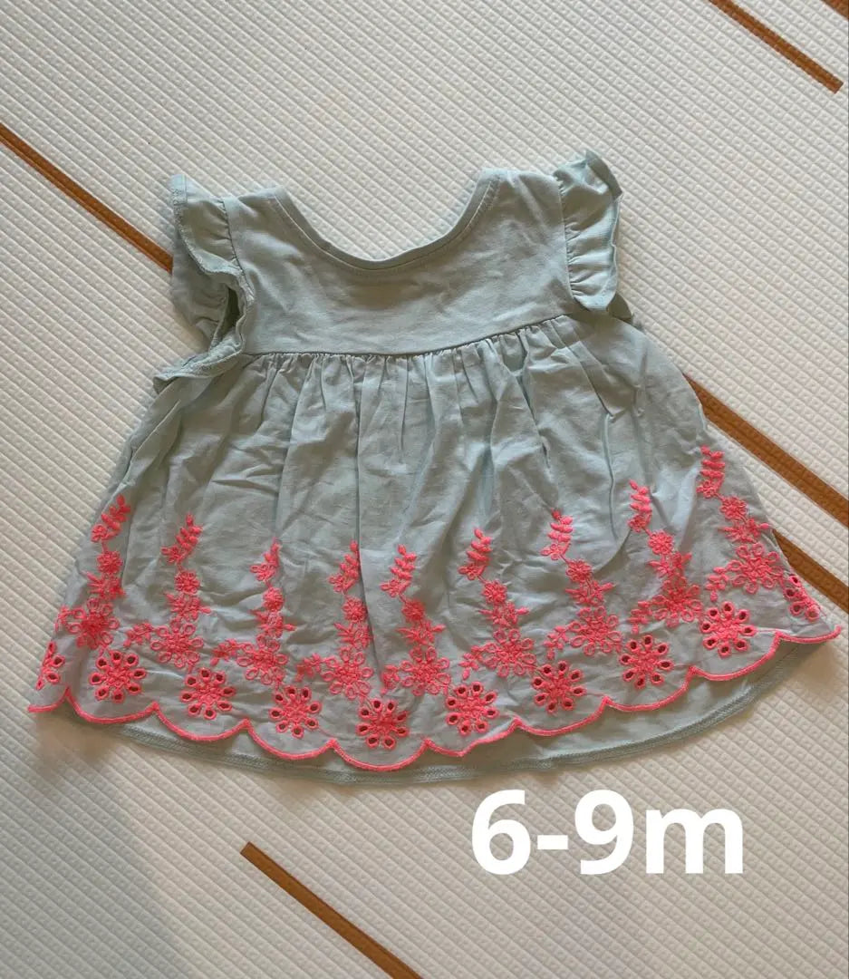 Next Embroidery dress with frills