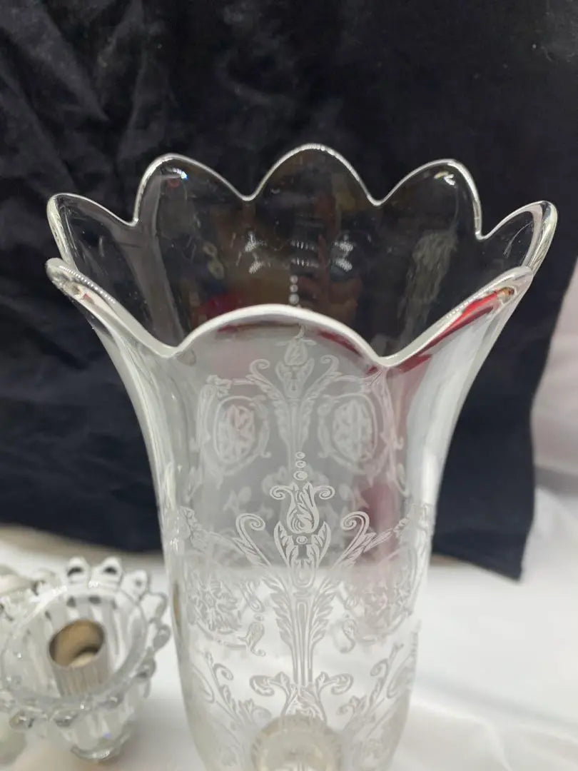 Super rare, beautiful condition, Baccarat Enphant Baccarat Crystal Candle Labra