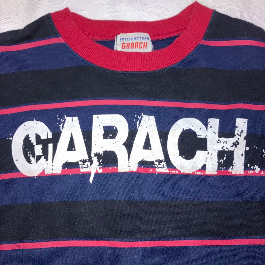 GARACH Stripe Trainer 110 Children's clothing back brushed long sleeves | GARACH ストライプ トレーナー　110　子供服　裏起毛　長袖