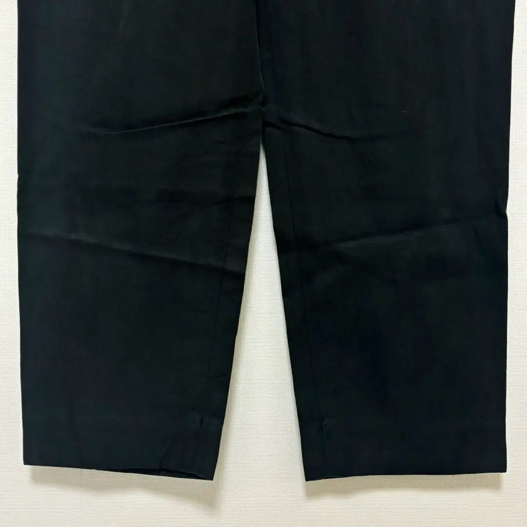 United Arrows◆Satin drawstring pants/tapered, full elastic waist, glossy