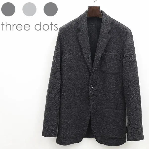 B2085■New ■three dots three dots wool jacket M