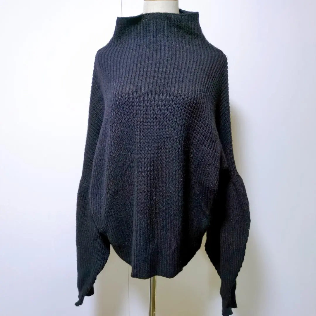 Beautiful condition ♡ AMERI knit sweater long sleeves large adult outfit for women plain | 美品♡ AMERI ニット　セーター　長袖　大きめ　大人コーデ　レディース　無地