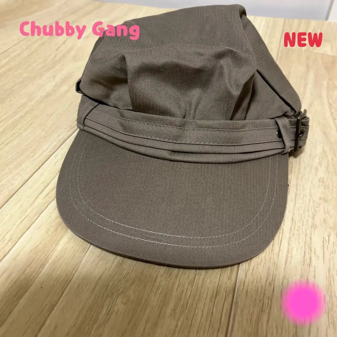 ∇403 Nueva gorra color caqui Chubby Gang (fabricada en Japón)