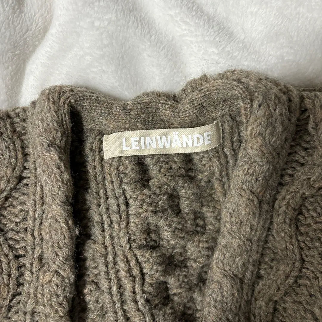 [Price reduction] LEINWÄNDE knit cardigan