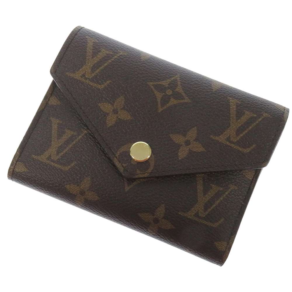 Louis Vuitton Wallet Monogram Portefeuille Victorine M62472 LOUIS VUITTON Vuitton Tri-fold Louis Vuitton Monogram Louis Vuitton Wallet Louis Vuitton Women's LOUIS VUITTON WALLET New