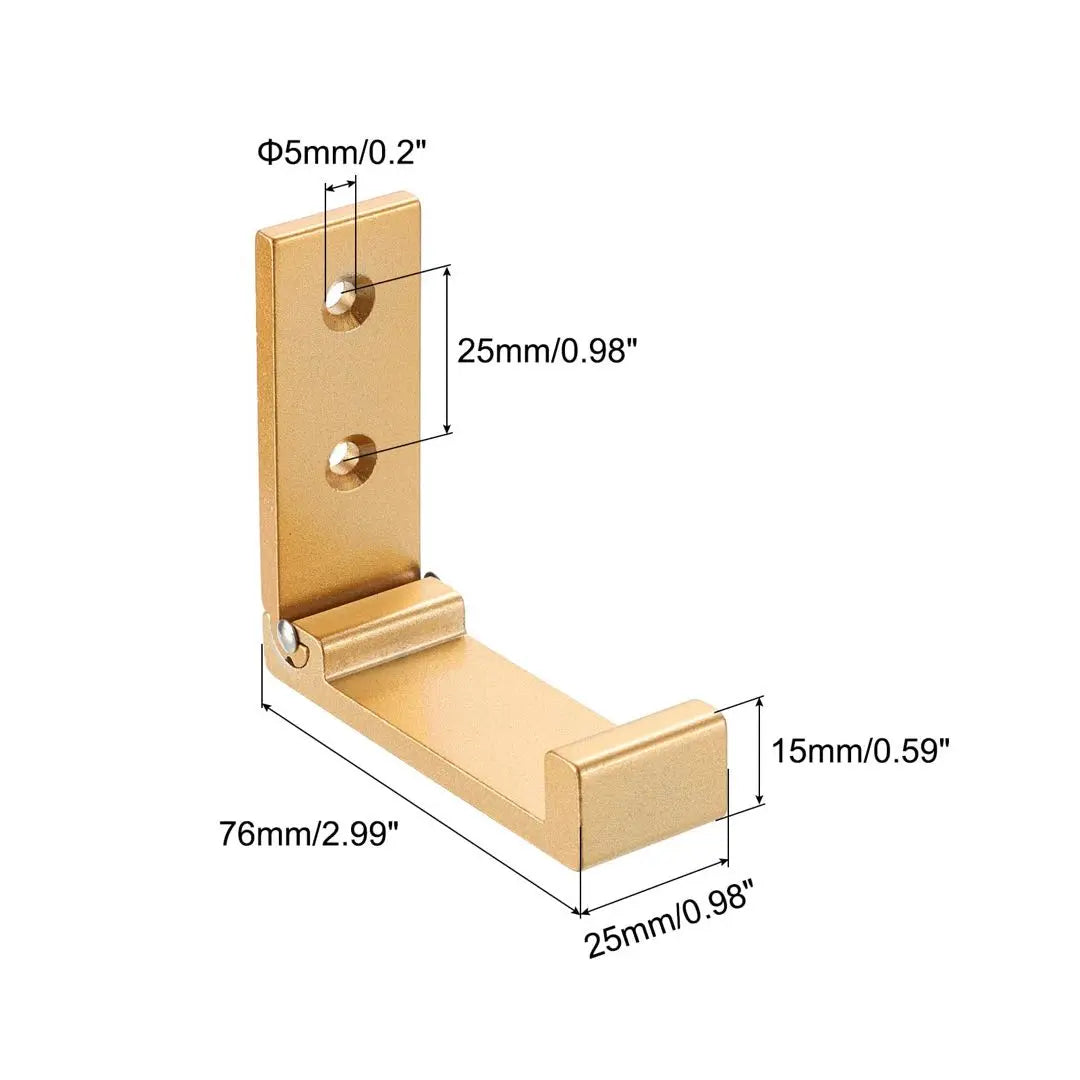 ⭐️Gancho plegable, gancho de pared, perchero, aleación de aluminio, con tornillos