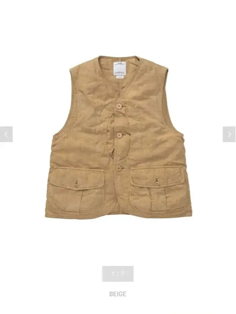 [New genuine] Visvim Gusto Down Vest [24AW launch]